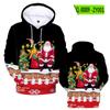 Touca com Capuz de Papai Noel 3D Estilo Coreano Outono Suéter com Capuz Roupas Femininas Amazon Transfronteiriço