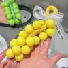 Sabonete Artesanal Cacho de Uva Pérola Transfronteiriço Presente de Feriado Sabonete de Cristal Fruta Artificial Sabonete com Óleo Essencial Sabonete Decorativo Lembrança