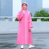 Capa de Chuva para Mulheres e Homens, Estilo Longo, Prova de Tempestade para Corpo Inteiro, Poncho de Chuva Adulto de Peça Única, Especificamente para Patinetes Elétricos