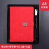 Caderno Personalizado de Couro PU Conjunto de Caixa de Presente para Estudante de Negócios Escritório com Caneta Bloco de Notas Impresso Caderno A5 Atacado