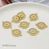 Accesorios para Joyería de Oreja DIY, Materiales para Pendientes Personalizados y de Moda con Formas Barrocas Abstractas Redondas y de Corazón, Colgantes para Pendientes