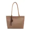 Bolsa Tote Grande para Legumes de Outono Nova Estilosa de Ombro Único Bolsa Simples de Tecido para Axila