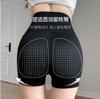 Pantalones de tiburón para mujer, verano, finos, pantalones de seguridad para mujer, anti-exposición, seda helada, sin costuras, que contraen el abdomen, levantan las caderas, shorts básicos
