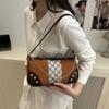Bolso de Viajero Estilo Coreano para Mujer 2025 Nuevo Bolso Bagel Texturizado Bolso de Axila Bolso de Axila Portátil Simple Bolso de Hombro para Mujer