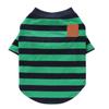 Fábrica Directa Transfronteriza Mascota Cuatro Estaciones Universal Camisa Rayada Ropa Perro Mediano y Pequeño Hogar Delgada Ropa para Aire Acondicionado de Casa