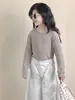 Primavera 2026 Nuevo Estilo Coreano Ropa Infantil Niñas Top Camisola de Cuello Halter Camiseta Base t Pantalones Anchos Sueltos Conjunto
