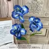 Flor Artificial Iris de Alice Producto Terminado Flor de Seda Artificial Flor de Piso para Boda Flor de Plástico Arreglo de Boda de Gama Alta