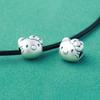 Dibujos Animados Lindo Cuentas de Gato Kt Plata S999 Retro Hello Kitty Cuentas de Plata Pulsera DIY Accesorios de Plata