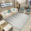 Alfombra moderna y sencilla con degradado de color claro para sala de estar, alfombra gruesa de felpa para sofá, mesa de centro, alfombra para el hogar, dormitorio, mesita de noche