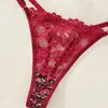 Atacado de fábrica, multicolorido, em estoque, lingerie de renda com estampa de leopardo, estilo europeu e americano, conjunto de lingerie sensual e sedutor, incluindo fio dental