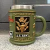 Caneca Militar Comemorativa de Novo Modelo Transfronteiriça Caneca de Café Comemorativa Militar Americana