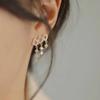 Aretes Coreanos de Alta Gama 2022 Nuevo Diseño Nicho Trendy Estilo Frío