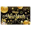 Tela de fondo Feliz Año Nuevo 2027 Tela colgante temática de Año Nuevo Europeo y Americano Pancarta de celebración de festival