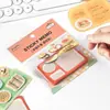 Papermore Notas Adesivas Série Happy Lunch Tema Lanche Almoço Base para Decoração DIY Conjunto de 60 Folhas em 4 Designs