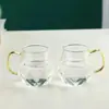 Hervidor de Agua Fría de Lujo Ligero traje Hogar Hospitalidad Vaso de Vidrio para Beber Taza de Té Familiar Juego de Té Hervidor de Agua Fría traje