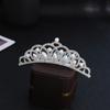 Corona para Niñas Tiara Infantil Pinza para el Cabello Adorno para la Cabeza de Cumpleaños de Niña Princesa Bebé Cristal Diadema Estilo Corona