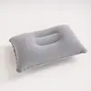 Almofada Inflável de Viagem em PVC Quadrada Pequena Almofada Simples Aveludada para Acampamento de Carro Almofada de Cochilo Cadeira Assento Longo