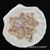 Acrílico Transparente Pó de Cebola Peachy Love Beads Pulseira DIY Feita à Mão Chaveiro para Pendurar no Carro Acessórios de Joias com Contas