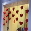 Casa Casamento Amor Cortina Alta Cor Valor Explosões Pequeno Livro Vermelho Decoração de Quarto de Casamento Menina Coração Princesa Cortina de Quarto Pendurada