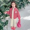Chaqueta Gruesa con Forro Polar para Niñas para Otoño e Invierno 2025, Nueva Chaqueta de Béisbol Acolchada para Niños, Abrigo Ligero de Algodón de Invierno para Bebé