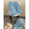 Pijama a rayas de bloques de color estilo coreano para mujer, conjunto de manga larga para primavera y otoño, ropa de estar de algodón nube, adecuado para usar en el exterior, venta al por mayor para ventas transfronterizas