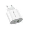 Cabezal de Carga Doble USB + PD 5V2A Calibre Europeo Calibre US Cargador A + C 10W