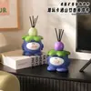 Adorno de aromaterapia de monstruo morado para mesa de entrada de sala de estar, decoración difusora para ambiente del hogar, decoración de fragancia personalizada
