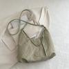 Bolsa de Gran Capacidad para Estudiantes Bolsa Tote de Moda Nueva para Mujer 2024 Corea del Sur Bolso de Hombro Cruzado Versátil Bolso para Viajar