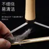Raspador con Mango de Madera para el Hogar Ropa Pelo Pegajoso Abrigo Raspador para Afeitar No Golpea la Ropa Bola de Pelo Pegajosa Raspador Manual