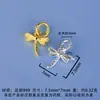 Joias de prata pura 999 Acessórios DIY Pingente de colar de coração Acessórios de pingente de estrela Pentagrama oco Decoração de pingente de brinco