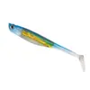Isca Pato Nadadeira Peixe Arco-Íris Peixe Macio Cauda T Pé de Pato Oco Tubo Colorido Isca Macia Isca para Peixe de Boca Isca Isca Biomimética