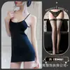 Lencería Sexy con Tirantes, Corte Ajustado al Cuerpo, Con Cordones, Huecos, Espalda Descubierta, Estilo Pura Tentación, Vestido Tentación Sin Extracción Qqny