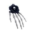 Horquilla con forma de mano de esqueleto y flor artificial para Halloween, fiesta transfronteriza entre Europa y Estados Unidos, con forma de calavera fantasma y pico de pato