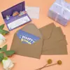 Sobre Creativo de Papel Kraft Transfronterizo A6A7 Sobre Estilo Occidental Almacenamiento de Papel para Cartas Empaque de Regalo Bolsa de Sobre de Papel Kraft
