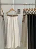 KEKEZOON Estilo Coreano Color Sólido Caída Casual Pantalón Falda Pierna Ancha Mujer Cintura Alta Adelgazante Pantalón Largo con Cinturón Moderno 9115