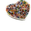 Cuentas de cristal de color AB plateado de 4 mm para joyería DIY accesorios de borla accesorios de ropa cuentas sueltas venta al por mayor directa