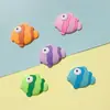 Peces Tropicales Marinos Accesorios de Goma Suave Funda para Teléfono Móvil DIY Pegatina para Vaso de Agua Pez Pequeño PVC Refrigerador Zapatos Flor Ropa Bolsa Accesorios