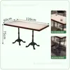 Cadeiras de Bistrô Estilo Medieval, Mesas e Cadeiras para Restaurante Comerciais, Conjuntos de Mesas e Cadeiras para Café, Mesas e Cadeiras de Bar Estilo Americano