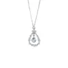 Collar de Perlas Gotas de Agua para Mujer Cadena Clavicular de Gama Alta Cadena para Suéter Elegante Lujo Ligero Moda Retro Nuevo y de Moda