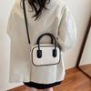 Moda Transfronteiriça Nicho Bolsas Femininas 2026 Nova Cor Color-Blocking Versátil Ombro Transversal Bolsa de Mão para o Trabalho Bolsa Almofada