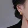 Brincos de Gota de Água de Luxo Leve Estilo Francês com Argola Simples Brincos Novo Estilo Popular 2024 para Design de Nicho Feminino Brincos Elegantes