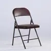 Silla Plegable Portátil Entrenamiento Reunión Oficina Negociación Silla de Ordenador Apilable Plástico Silla Plegable Silla de Mahjong Silla de Comedor para el Hogar
