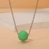 Amazon nuevo colgante deportivo de fútbol baloncesto collar de aleación para hombres y mujeres joyería al por mayor