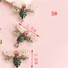 Pingente Pequeno com Anel de Diamante, Chapéu de Natal, Abelha, Pérola, Pingentes Quadrados e Redondos, Brincos DIY, Acessórios de Orelha, Acessórios de Colar