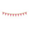 Banderín de bandera "BRIDE TO BE", decoración navideña para bodas, bandera de lino, bandera blanca con corazón rojo y rosa de amor