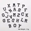 Pegatinas de tela con letras 26 parches en inglés sin coser lavables multicolor accesorios para ropa equipaje decorativo en stock venta al por mayor