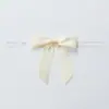 Lazos de Cinta Terminados, Serpentinas Largas, Cintas de Seda, Diademas, Pendientes, Accesorios de Ropa, Tocados, Materiales Auxiliares, Sellado de Bordes para Repostería, Hilo Dorado