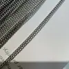 Colar de Aço Inoxidável Corrente DIY Acessórios Corrente Lateral Material para Colar e Pulseira Corrente de Aço Inoxidável Acessórios de Corrente Arroz Corrente