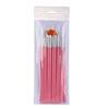 Juego de 15 pinceles para uñas, para pintar a color, para dibujar, con forma de abanico, para fototerapia, con taladro de boca plana especial.