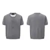 Camiseta Masculina Trendy 26 Nova Moda Versátil Casual Solta Estilo Coreano Malha Preguiçosa Manga Curta Falsa de Duas Peças